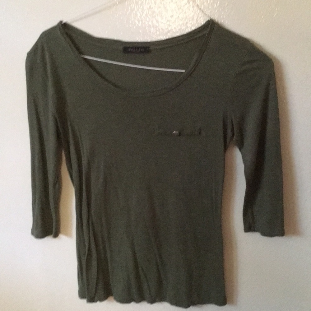 Moss green Henley